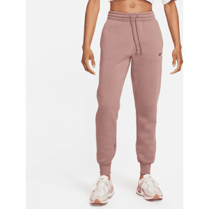 Nike Sportswear Phoenix Fleece Damen-Trainingshose mit mittelhohem Bund - Lila - S (EU 36-38)