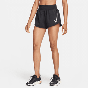 Nike One Dri-FIT-Shorts mit mittelhohem Bund und Futter für Damen (ca. 7,5 cm) - Schwarz - XS (EU 32-34)