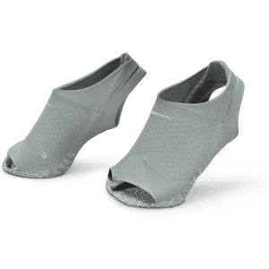 NikeGrip Dri-FIT StudioFüßlinge ohne Zehen für Damen - Grau - 38.5-40.5