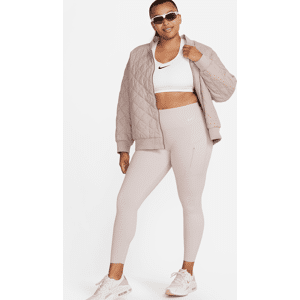 Nike Go Therma-FIT 7/8-Leggings mit hohem Bund und Taschen für Damen - Lila - XS (EU 32-34)