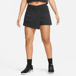 Nike Sportswear Tech PackSkort mit hohem Bund für Damen - Schwarz - M (EU 40-42)