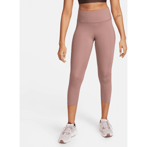 Nike Fast3/4-Lauf-Leggings mit mittelhohem Bund für Damen - Lila - M (EU 40-42)