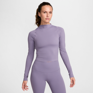 Nike ZenvyDri-FIT Longsleeve für Damen - Lila - S (EU 36-38)