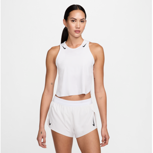 Nike AeroSwiftDri-FIT-ADV-Lauf-Tanktop im Crop-Design für Damen - Weiß - XL (EU 48-50)