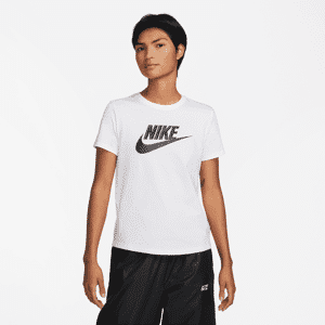 Nike Sportswear Essentials Damen-T-Shirt mit Logo - Weiß - XS (EU 32-34)