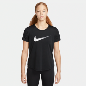 Nike Dri-FIT OneKurzarm-Laufoberteil für Damen - Schwarz - XS (EU 32-34)