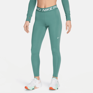 Nike ProLeggings mit mittelhohem Bund und Mesh-Einsatz für Damen - Grün - XS (EU 32-34)