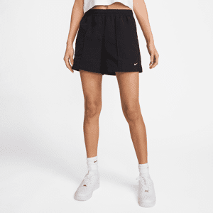 Nike Sportswear Everything Wovens Damenshorts mit mittelhohem Bund (ca. 12,5 cm) - Schwarz - XXL (EU 52-54)