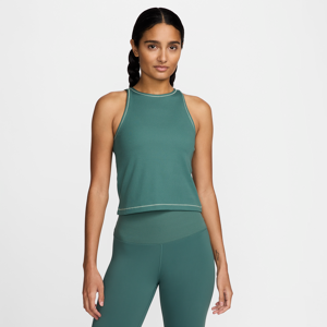 Nike One Fitted Dri-FIT Ripp-Tanktop für Damen - Grün - M (EU 40-42)