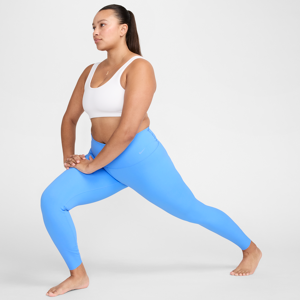 Nike ZenvyLeggings in voller Länge mit sanftem Halt und hohem Taillenbund für Damen - Blau - XXL (EU 52-54)