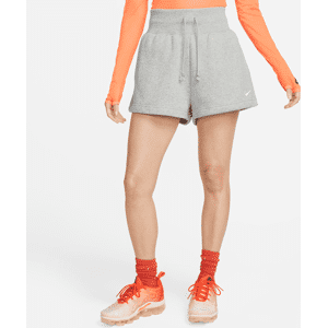 Nike Sportswear Phoenix Fleece Shorts mit lockerer Passform und hohem Taillenbund für Damen - Grau - L (EU 44-46)