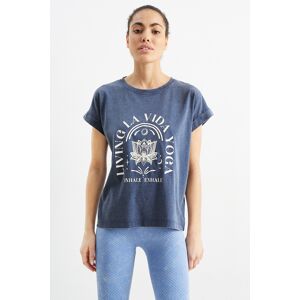 C&A Active C&A T-Shirt-Yoga, Blau, Größe: M Weiblich