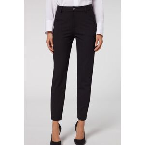 Calzedonia 5-Pocket-Leggings aus Punto Milano Frau Schwarz Größe M