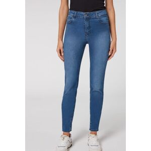 Calzedonia Super Skinny Jeans Ultrastretch Frau Blau Größe L / XL