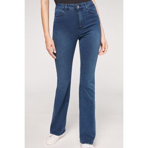 Calzedonia Jeans Flare Frau Blau Größe S