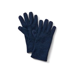 Tchibo Strickfleece-Handschuhe Polyester Blau 8,5 female
