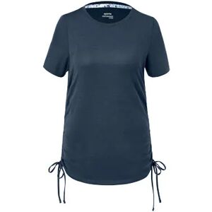 Tchibo - Sportshirt mit Raffung - Blau - Gr.: XS Polyester Blau XS 32/34