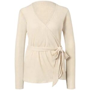 Tchibo - Yoga-Wickel-Cardigan - Beige/Meliert - Gr.: L Polyester  L