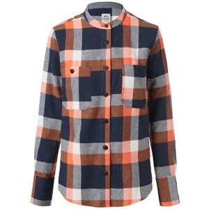 Tchibo - Flanellbluse - Orange/Kariert - 100% Baumwolle - Gr.: 40 Baumwolle  40