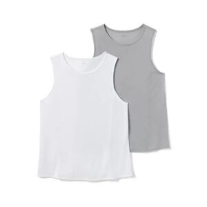 Tchibo - 2 Sport-Tops - Weiss - Gr.: M Polyester 1x M female