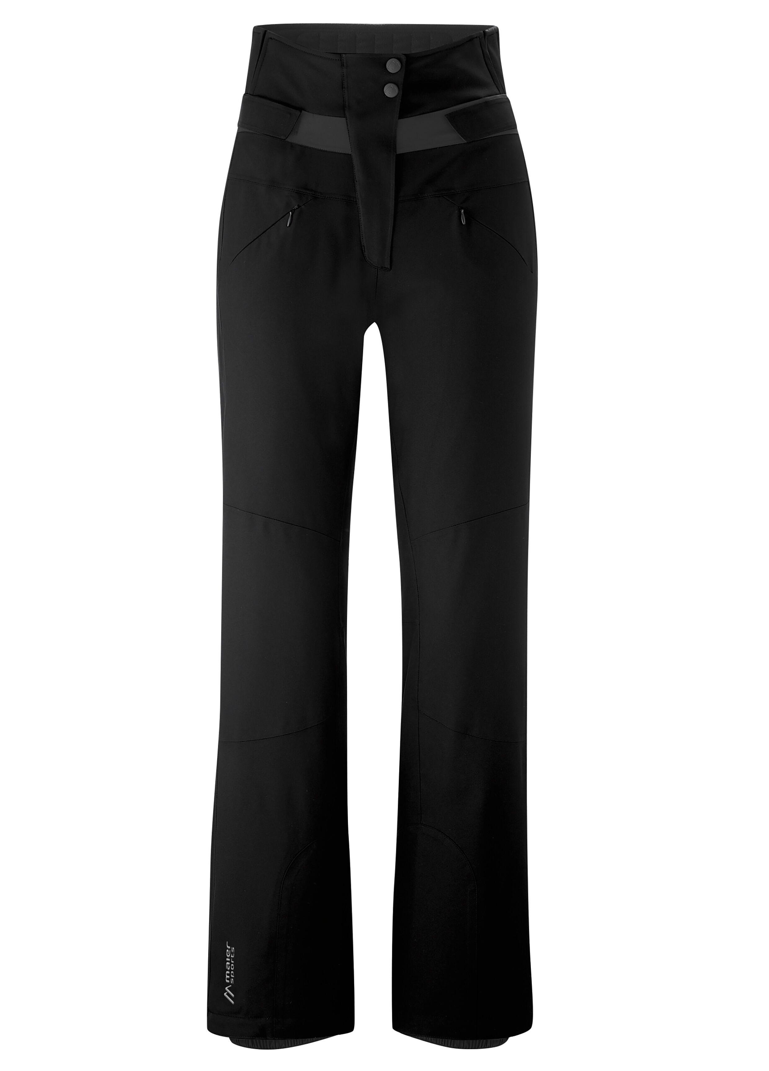 Maier Sports Skihose »Aleene«, Feminin geschnittene Skihose mit hohem Bund schwarz  34 36 38 40 42 44 46 48 50 52 54