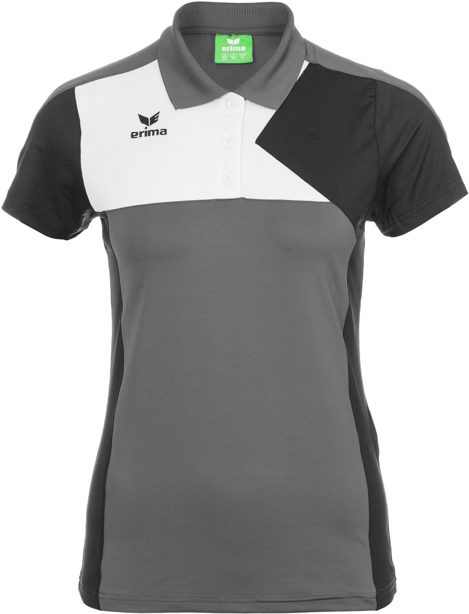 Erima Premium One Poloshirt Damen grau  34 36 38 40 42 44 46 48