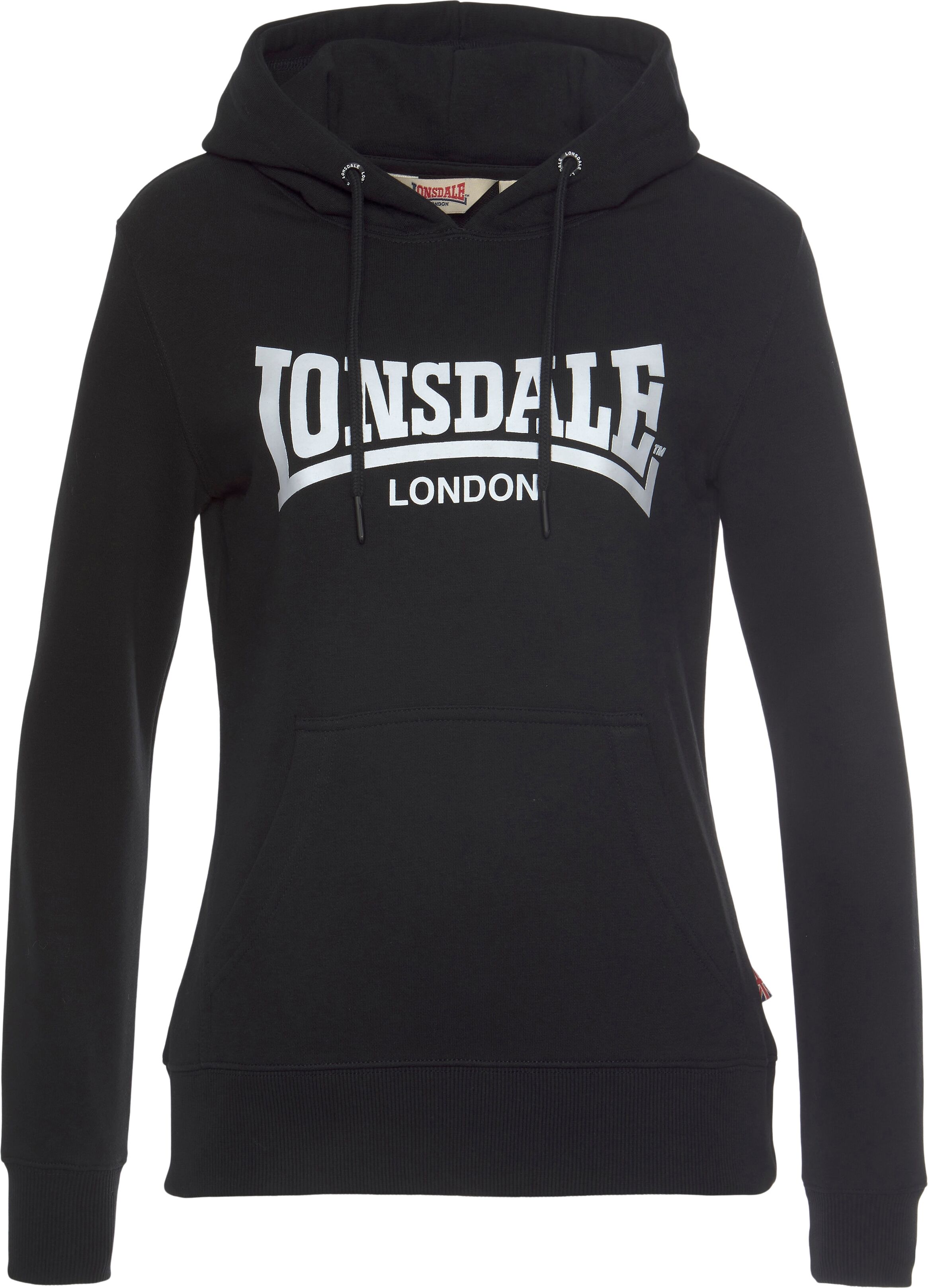 Lonsdale Kapuzensweatshirt schwarz  L (38) M (36) S (34) XL (40) XS (32) XXL (42)