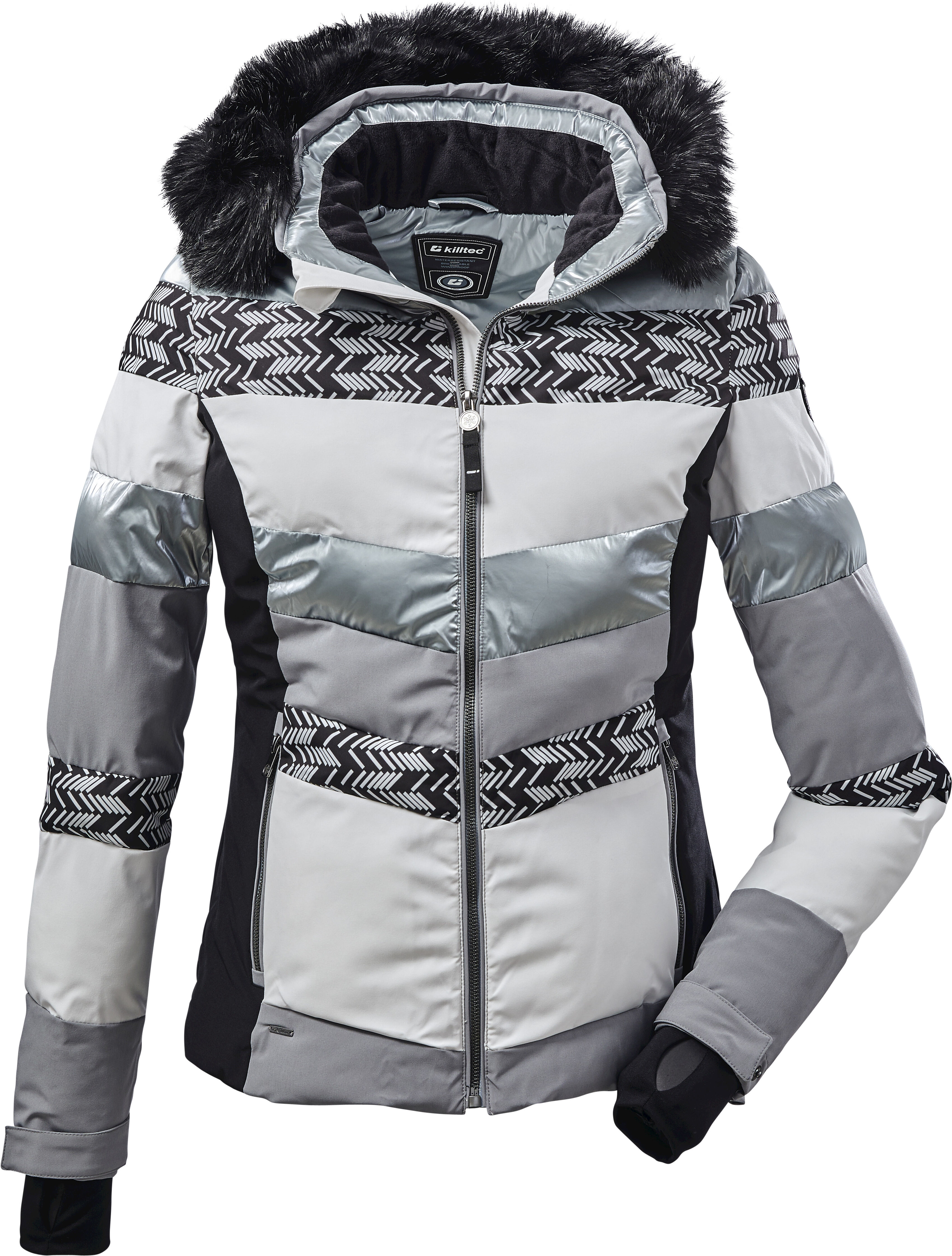 Killtec Steppjacke »KSW 209 WMN SKI QLTD JCKT« weiss  34 36 38 40 42 44 46