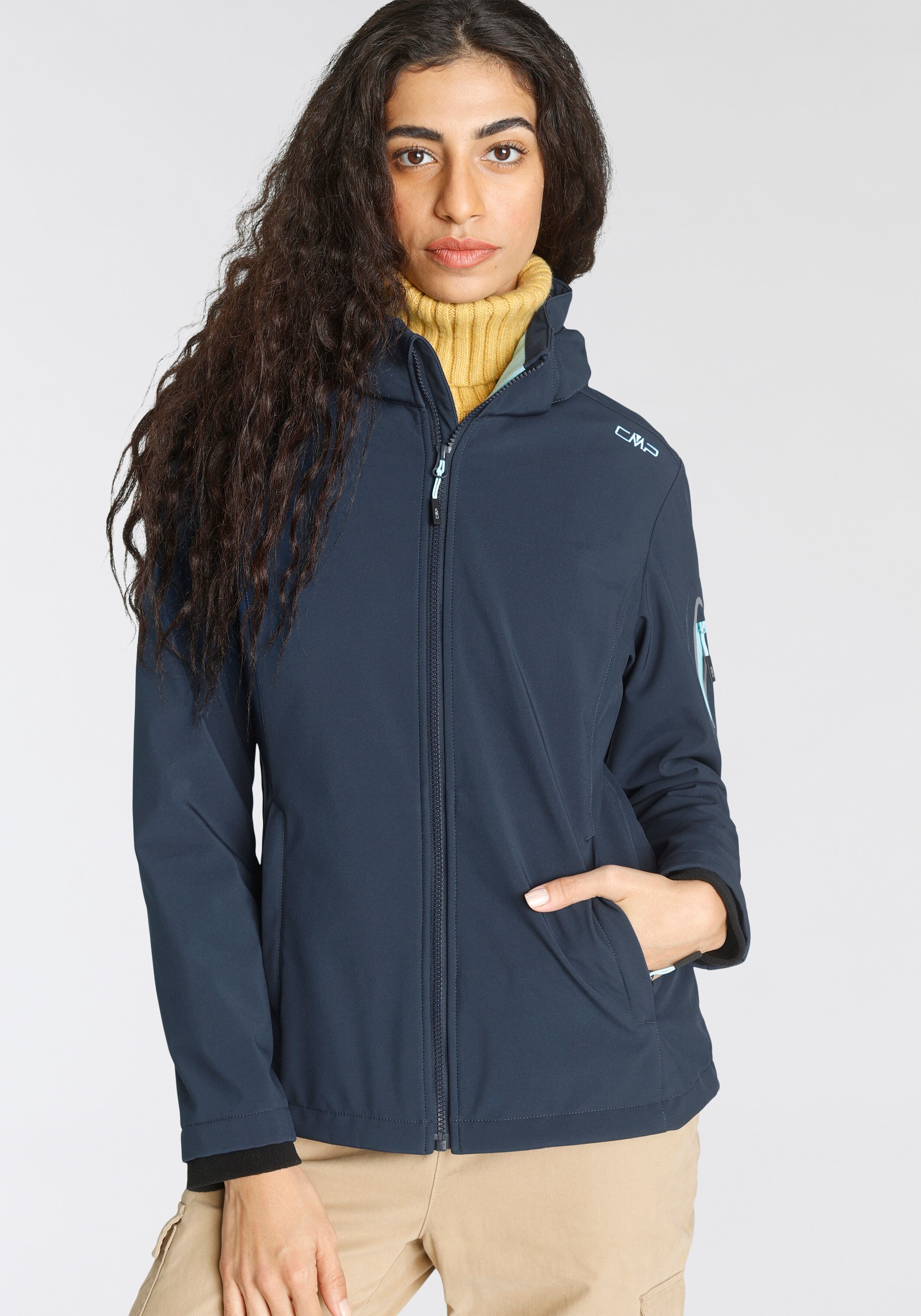 CMP Softshelljacke blau  36 38 40 42 44 46 48 50 52