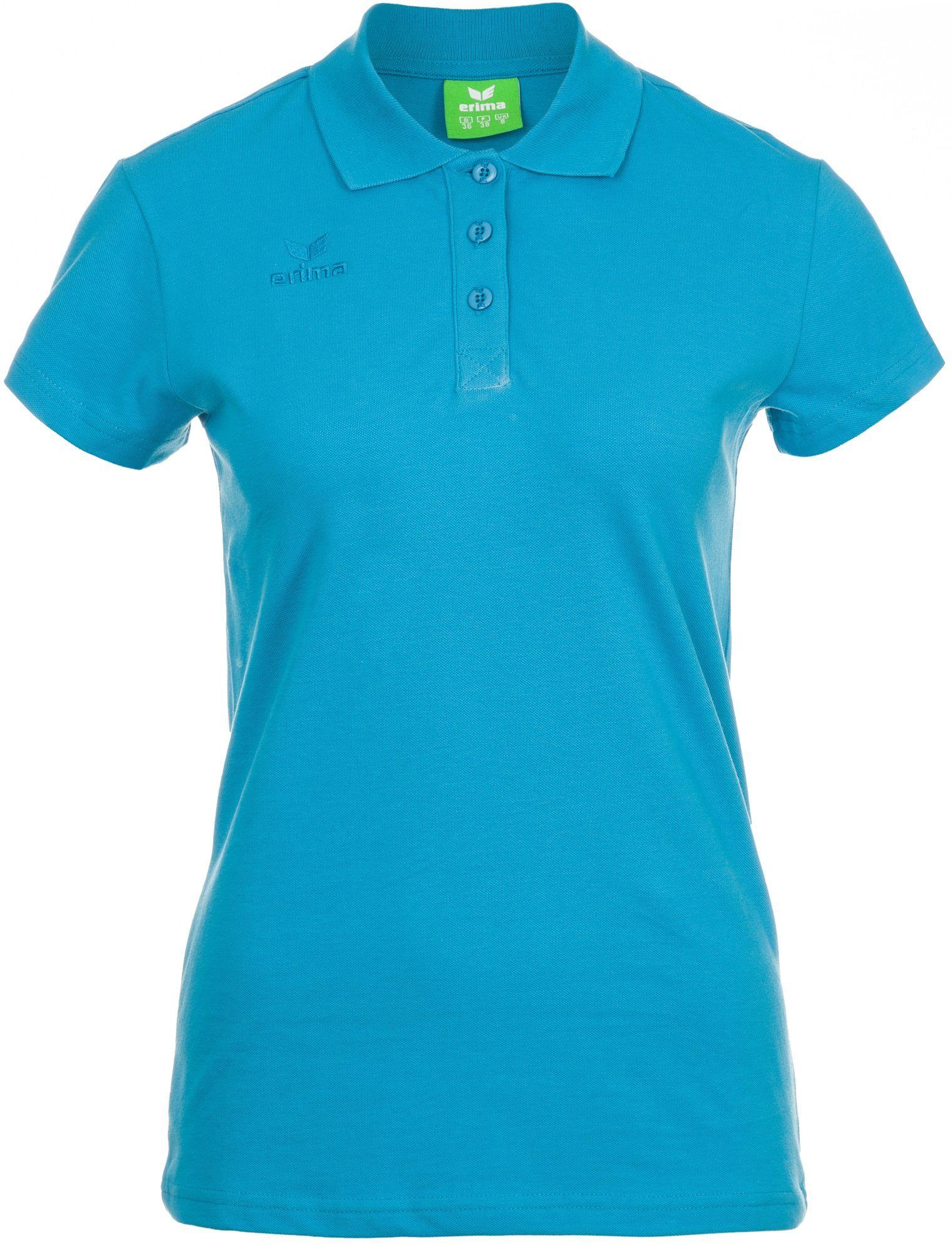 Erima Teamsport Poloshirt Damen blau  34 36 38 40 42 44 46 48