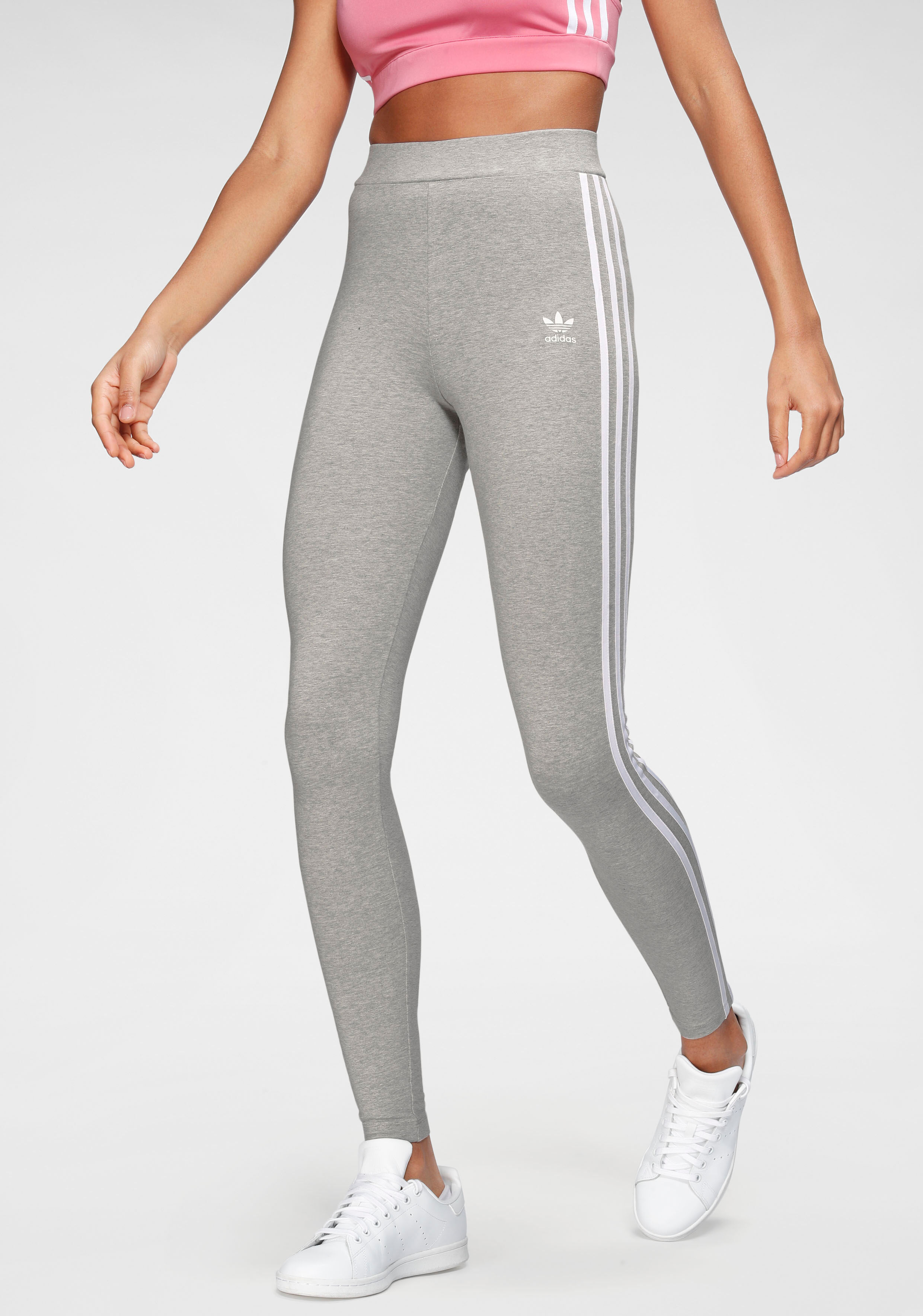 Adidas Originals Leggings »ADICOLOR CLASSICS 3-STREIFEN« grau  32 34 36 38 40 42 44 46 48