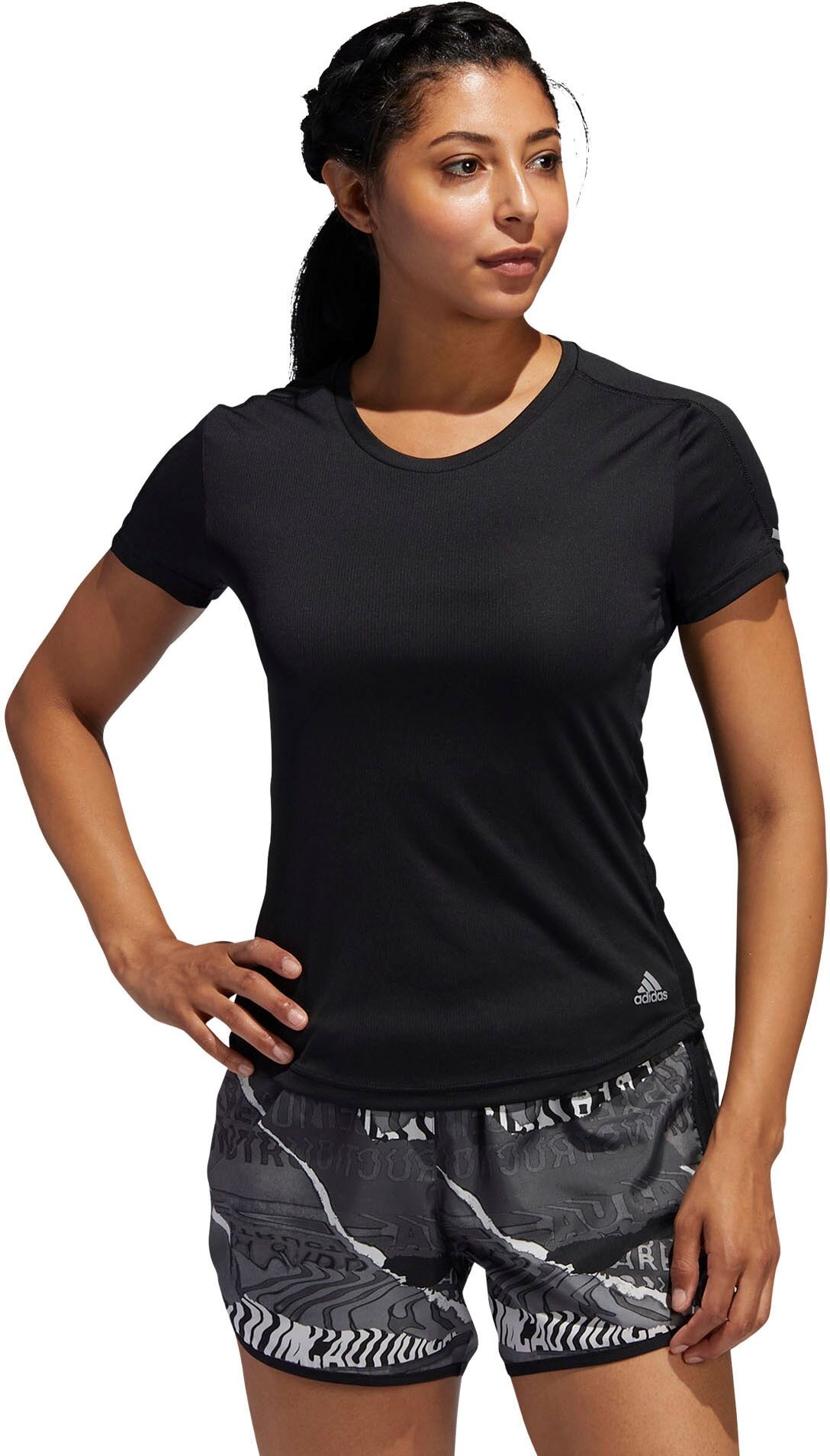 Adidas Performance Laufshirt »RUN IT« schwarz  L (40/42) M (36/38) S (32/34) XL (44/46) XS (28/30)