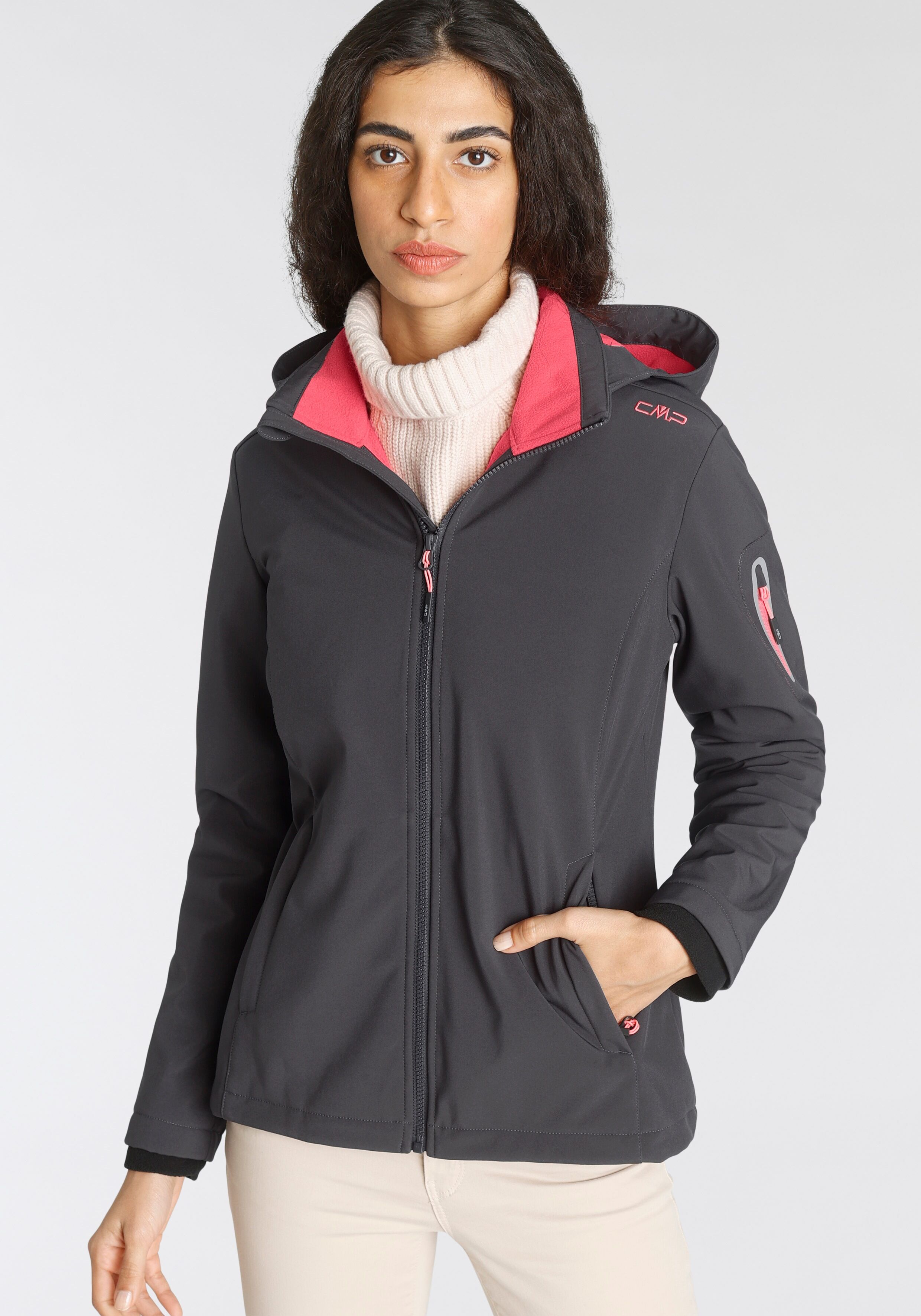 CMP Softshelljacke grau  36 38 40 42 44 46 48 50 52