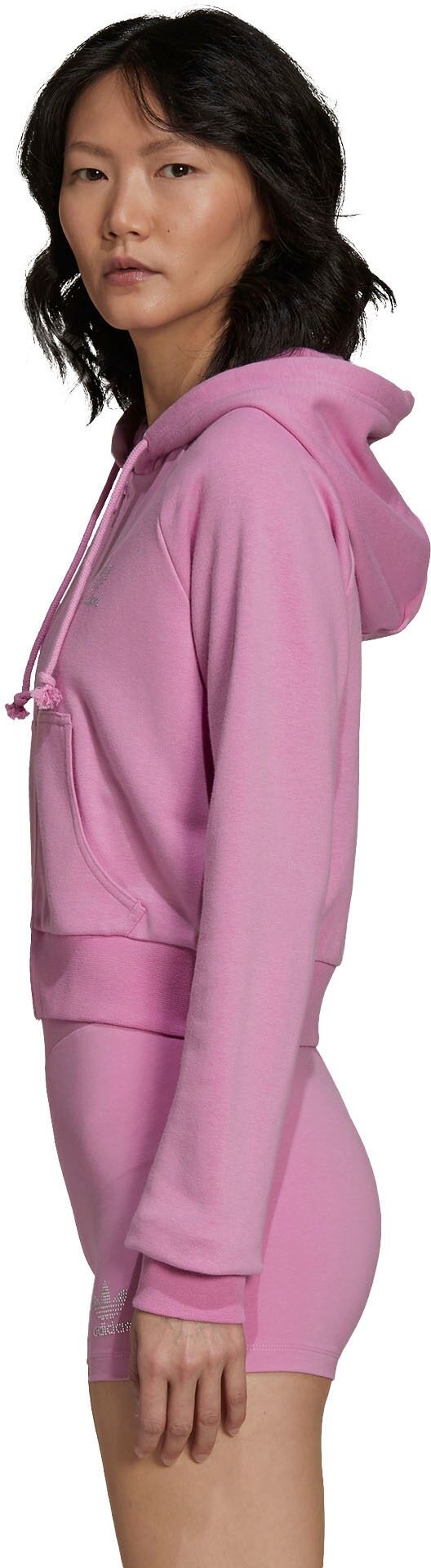 Adidas Originals Kapuzensweatjacke »CROPPED TRACK TOP« rosa  32 34 36 38 40 42 44 46 48