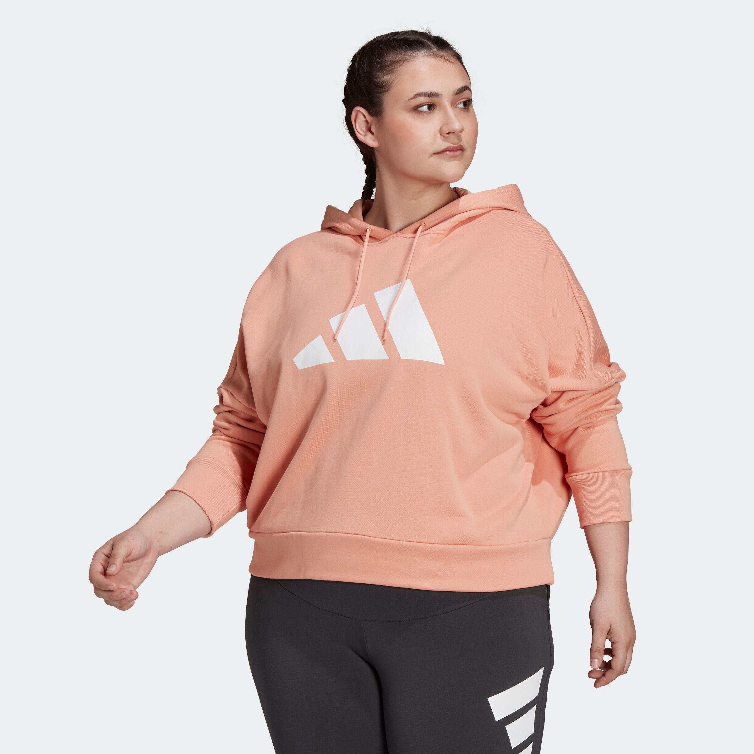 Adidas Performance Sweatshirt »3B PRIMEGREEN RELAXED WOMENS« rosa  1X (44/46) 2X (48/50) 3X (52/54) 4X (56/58)