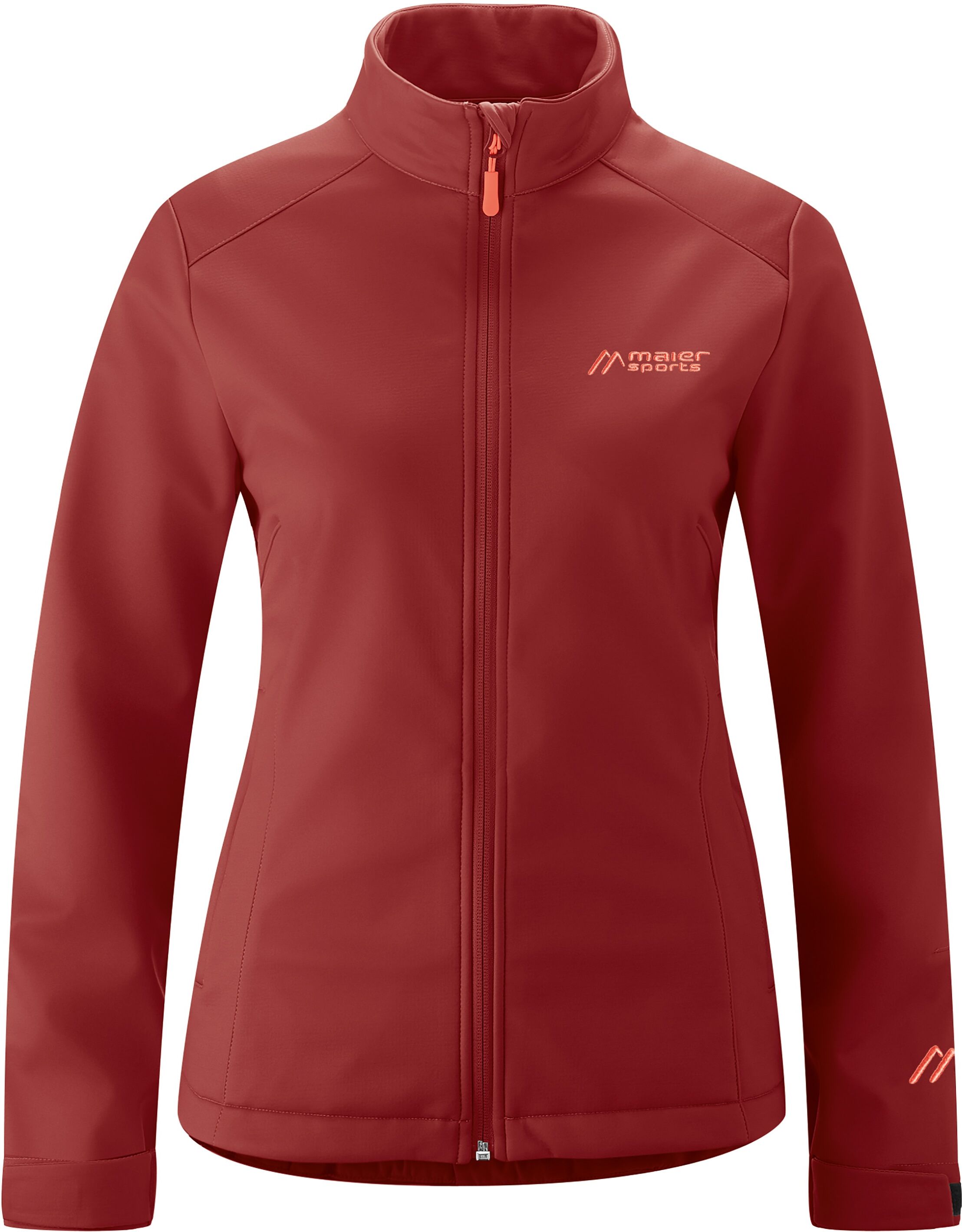 Maier Sports Softshelljacke »Nica«, Modische Softshelljacke für kalte Tage rot  36 38 40 42 44 46 48 50