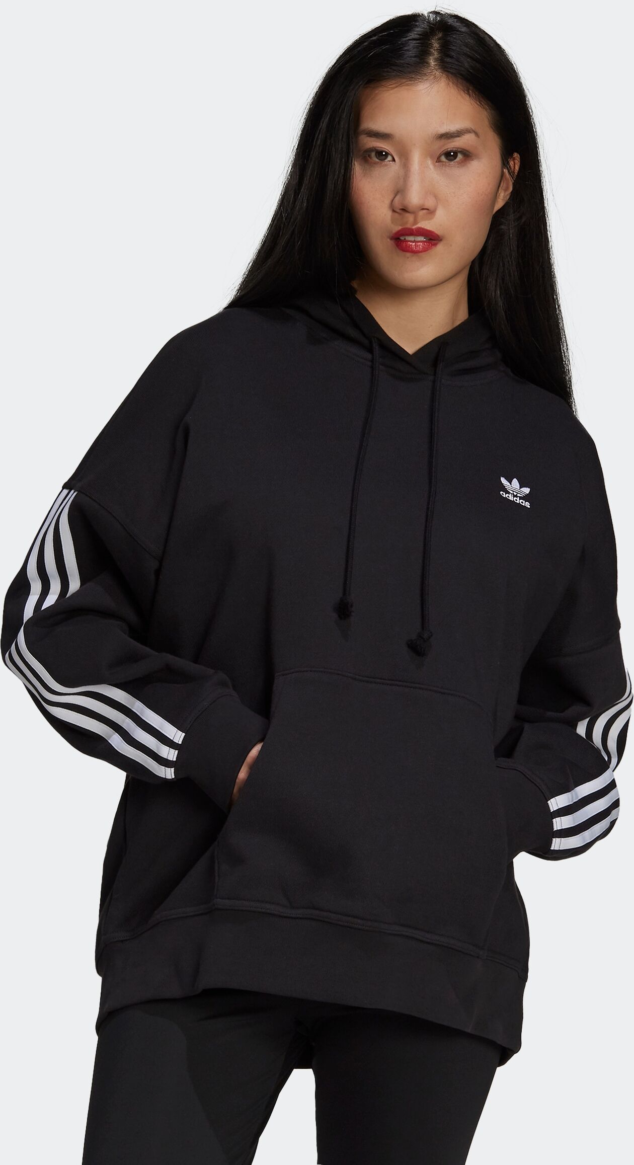 Adidas Originals Sweatshirt »ADICOLOR CLASSICS OVERSIZE HOODIE« schwarz  32 34 36 38 40 42 44 46 48