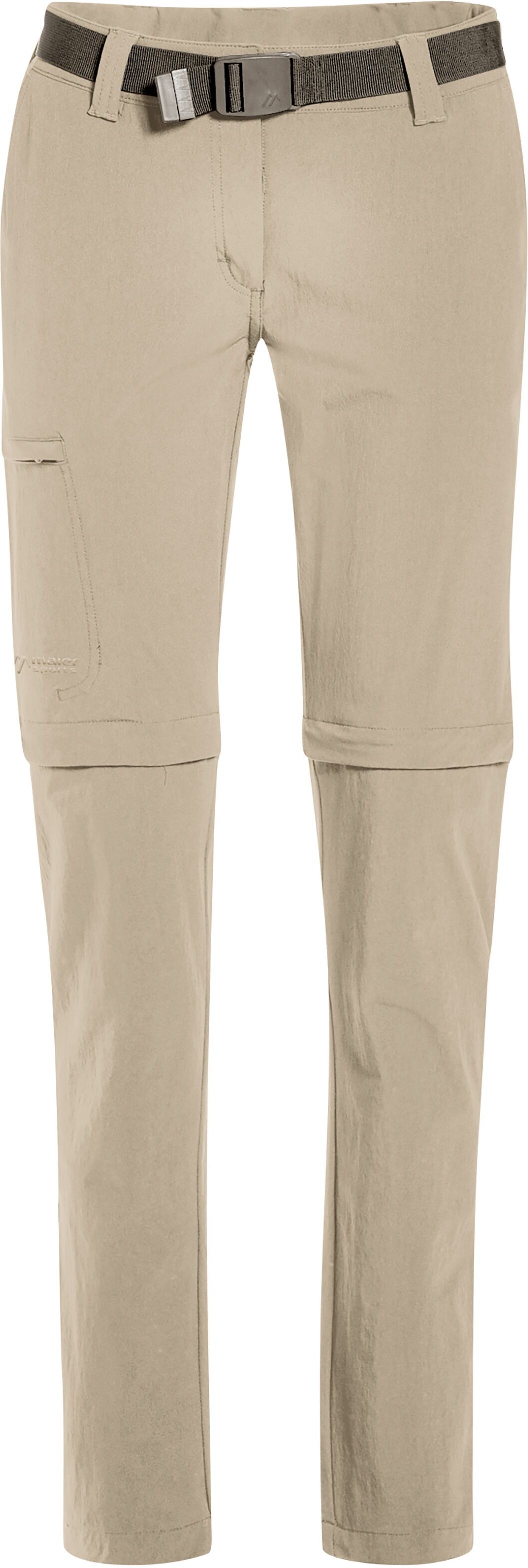 Maier Sports Funktionshose »Inara slim zip«, Schmal geschnittene Wanderhose,... beige Größe 17 19 22 24 25