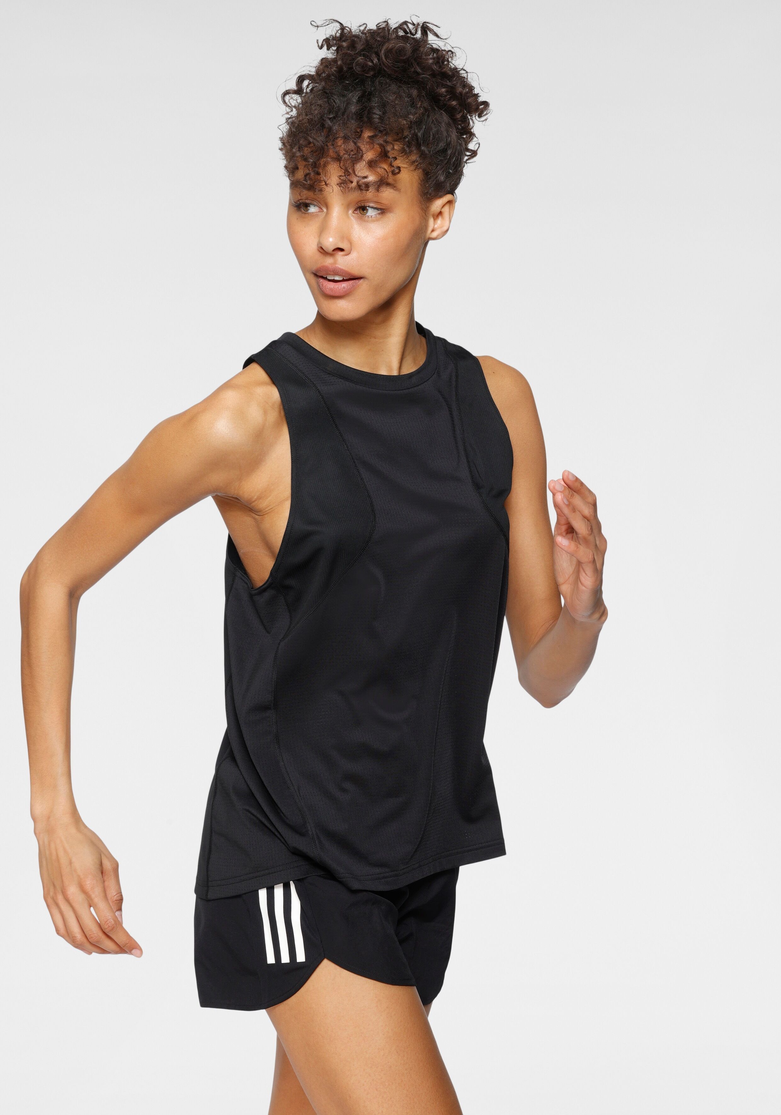 Adidas Performance Lauftop »ADIDAS OWN THE RUN TANK WOMEN« schwarz Größe L (44/46) M (40/42) S (36/38) XL (48/50) XS (32/34)