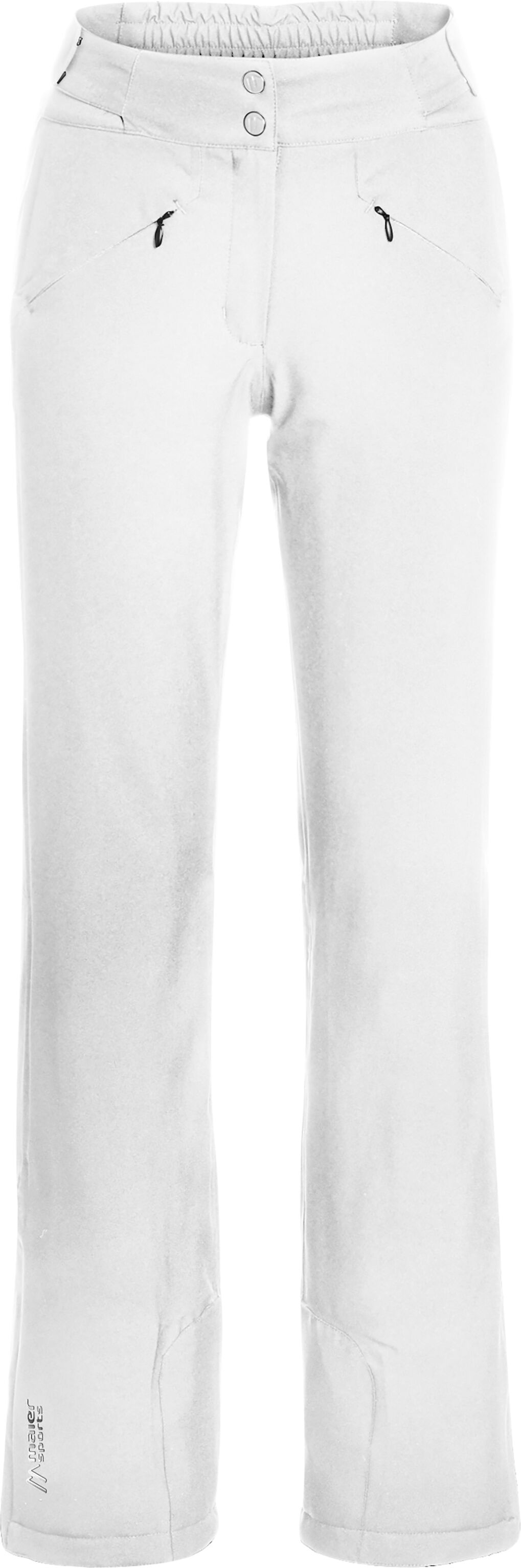 Maier Sports Skihose »Allissia slim«, Femininer Schnitt, wasserdicht, Dehnbund weiss Größe 17 18 19 20 21 22 23 24 25 26