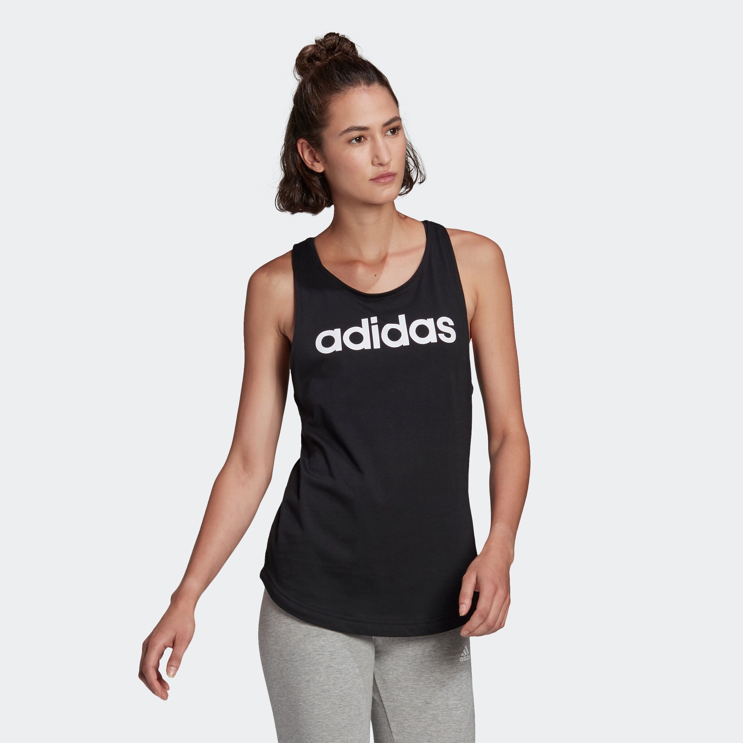 Adidas Performance Tanktop »LOUNGEWEAR ESSENTIALS LOOSE LOGO« schwarz Größe L (44/46) M (40/42) S (36/38) XL (48/50) XS (32/34) XXL (52)