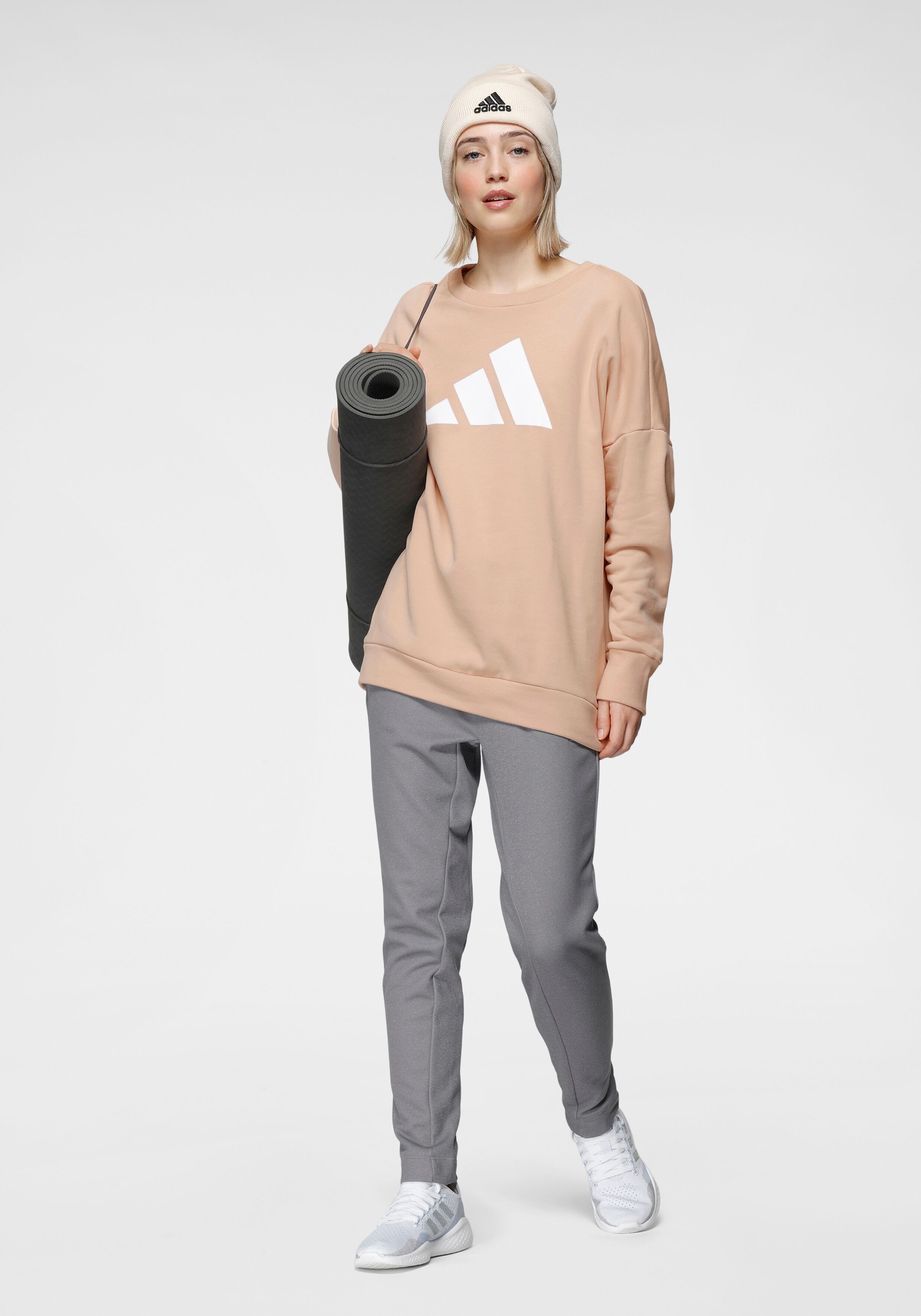 Adidas Performance Jogginghose »Womens Game and Go Crew« grau Größe L (42/44) M (38/40) S (34/36) XL (46/48) XS (30/32) XXL (50/52)