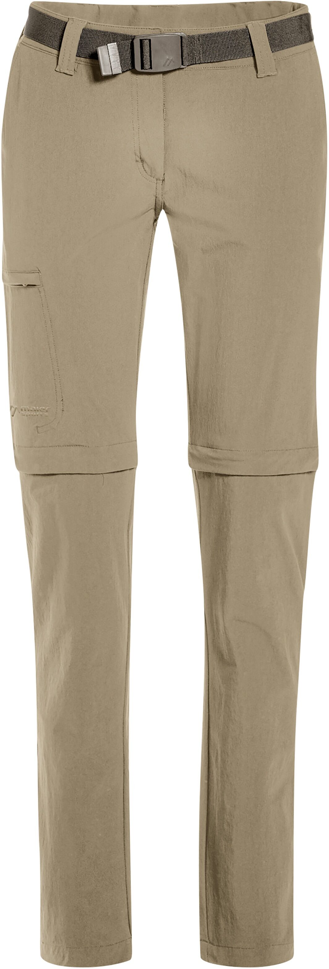 Maier Sports Funktionshose »Inara slim zip«, Schmal geschnittene Wanderhose,... beige Größe 34 36 38 40 42 44 46 48 50 52