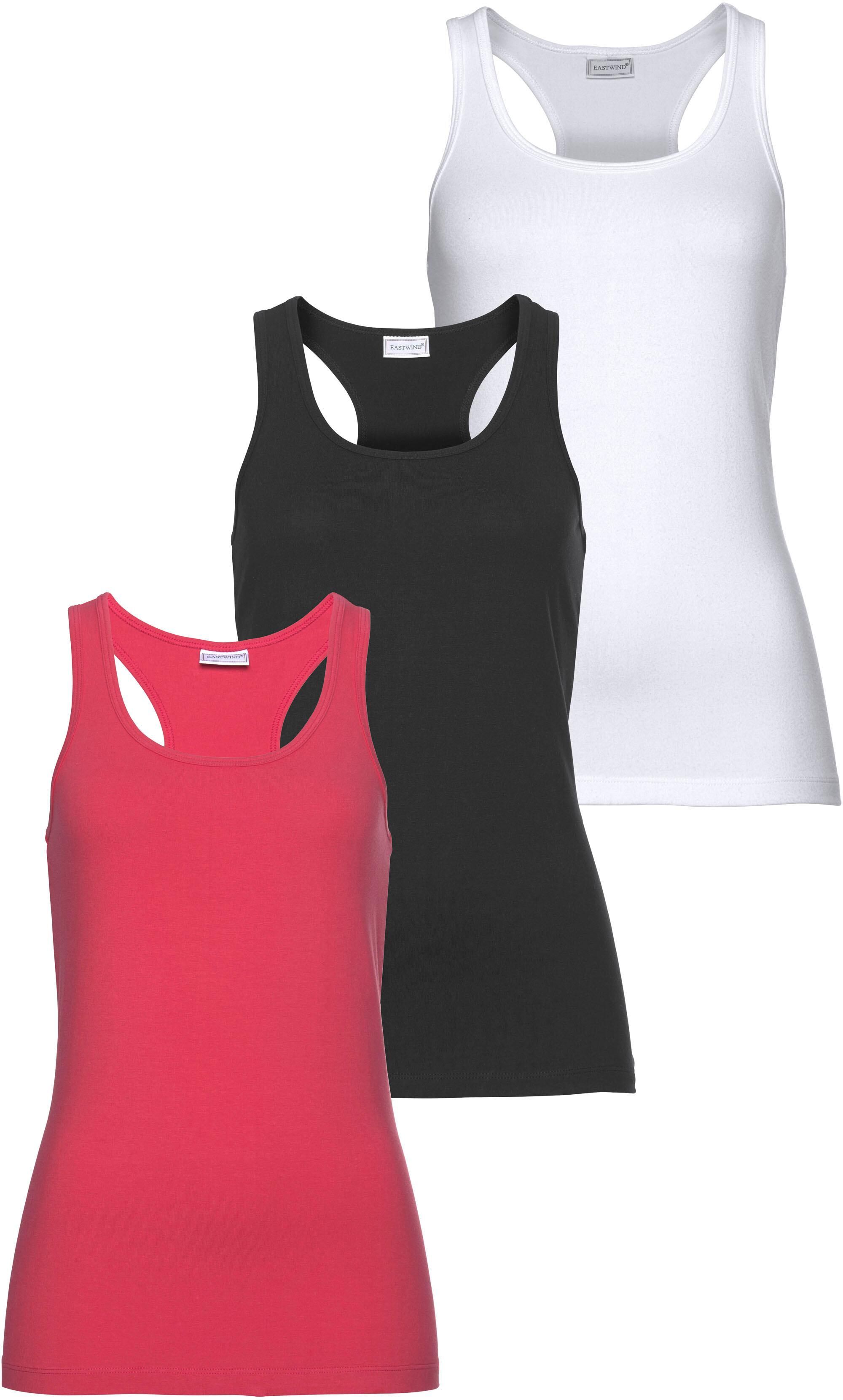 Eastwind Tanktop, (Spar-Set, 3 tlg., 3er-Pack) schwarz Größe 32/34 36/38 40/42 44/46 48/50