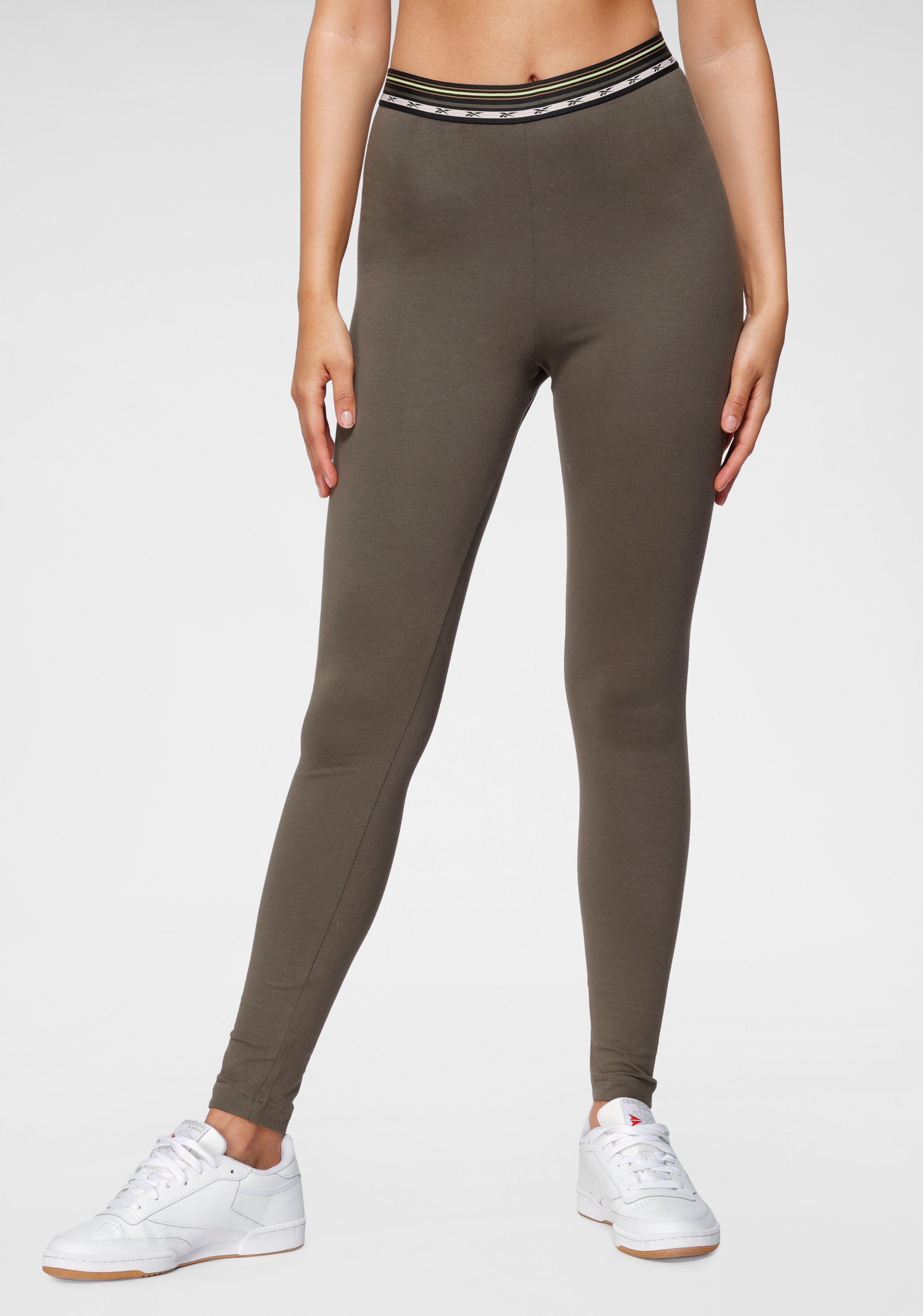 Reebok Classic Leggings »CL CAMP HR LEGGING« grün Größe L (42/44) M (38/40) S (34/36) XL (46/48) XS (30/32)