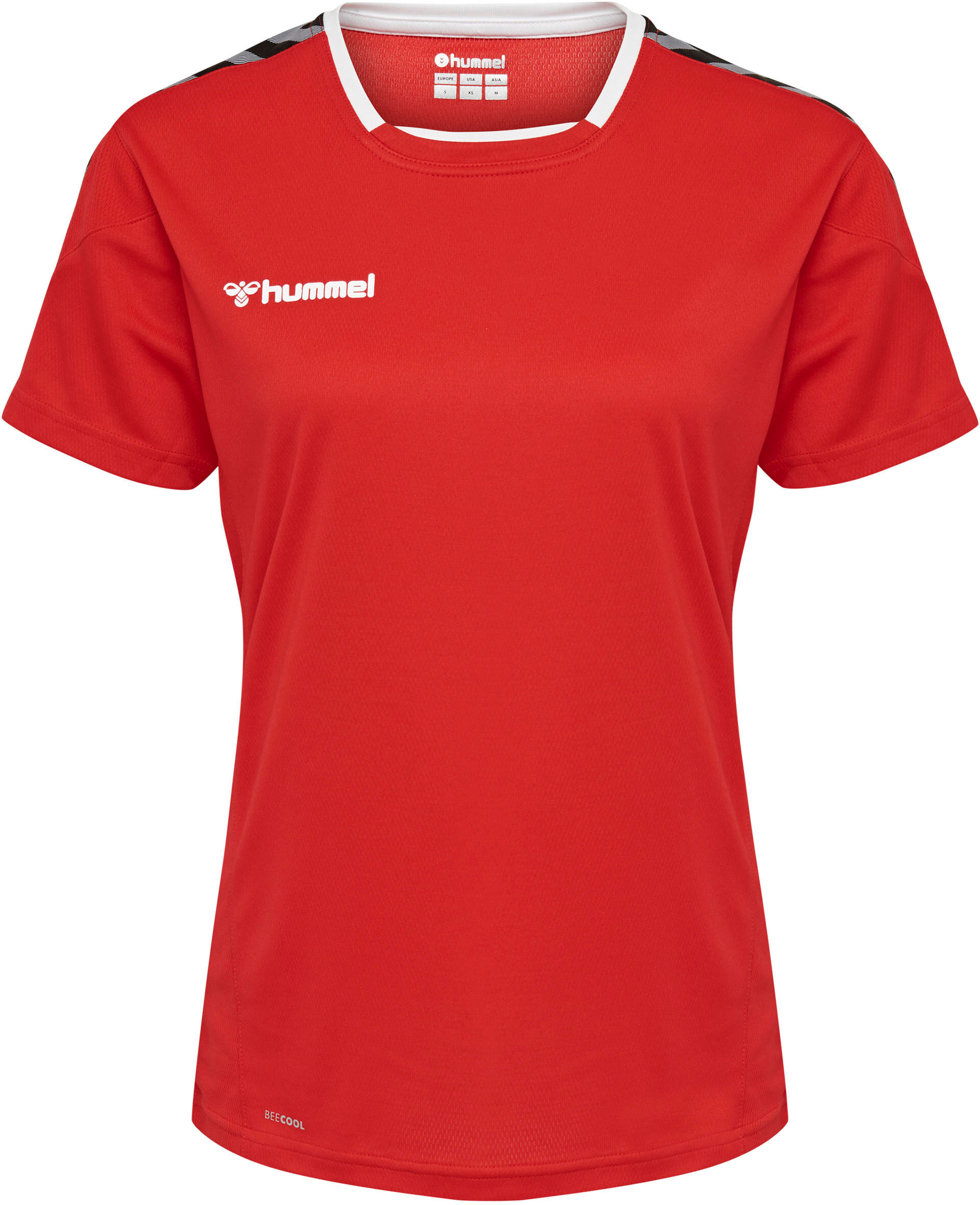 hummel T-Shirt »HML AUTHENTIC POLY JERSEY WOMAN SHORTSLEEVE« rot Größe L M S XL XS XXL