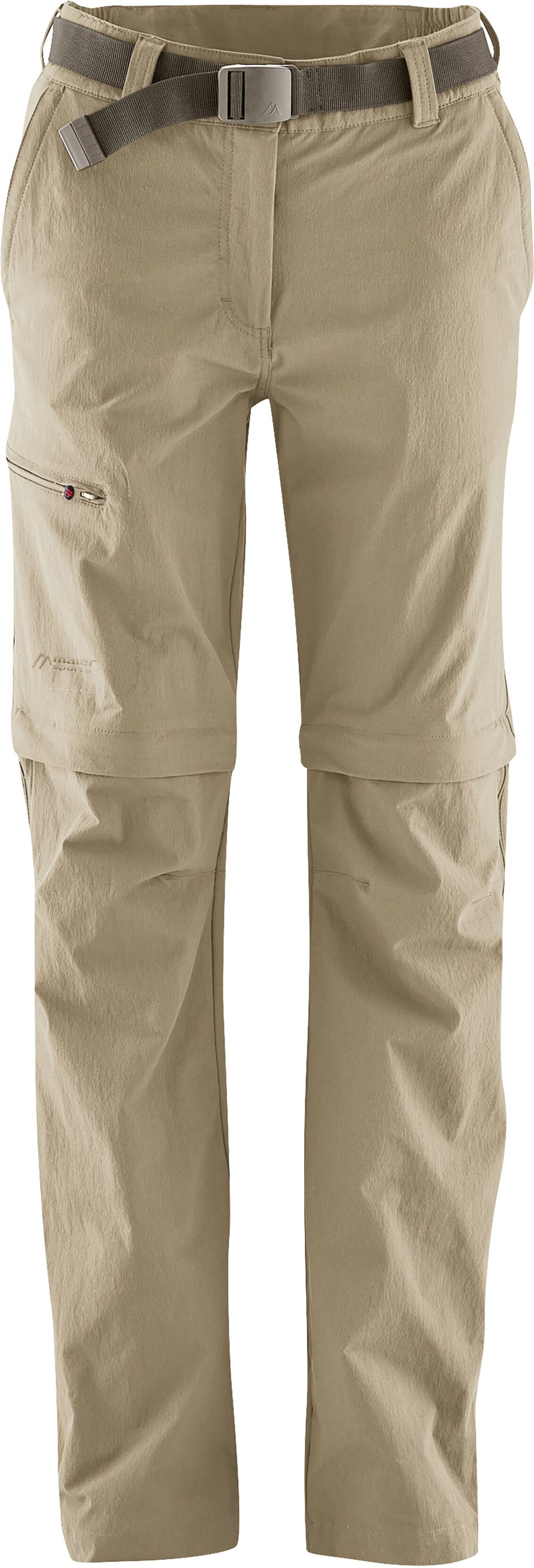 Maier Sports Funktionshose »Nata«, T-Zipp-Off Wanderhose atmungsaktiv und... beige Größe 72 76 80 84 88