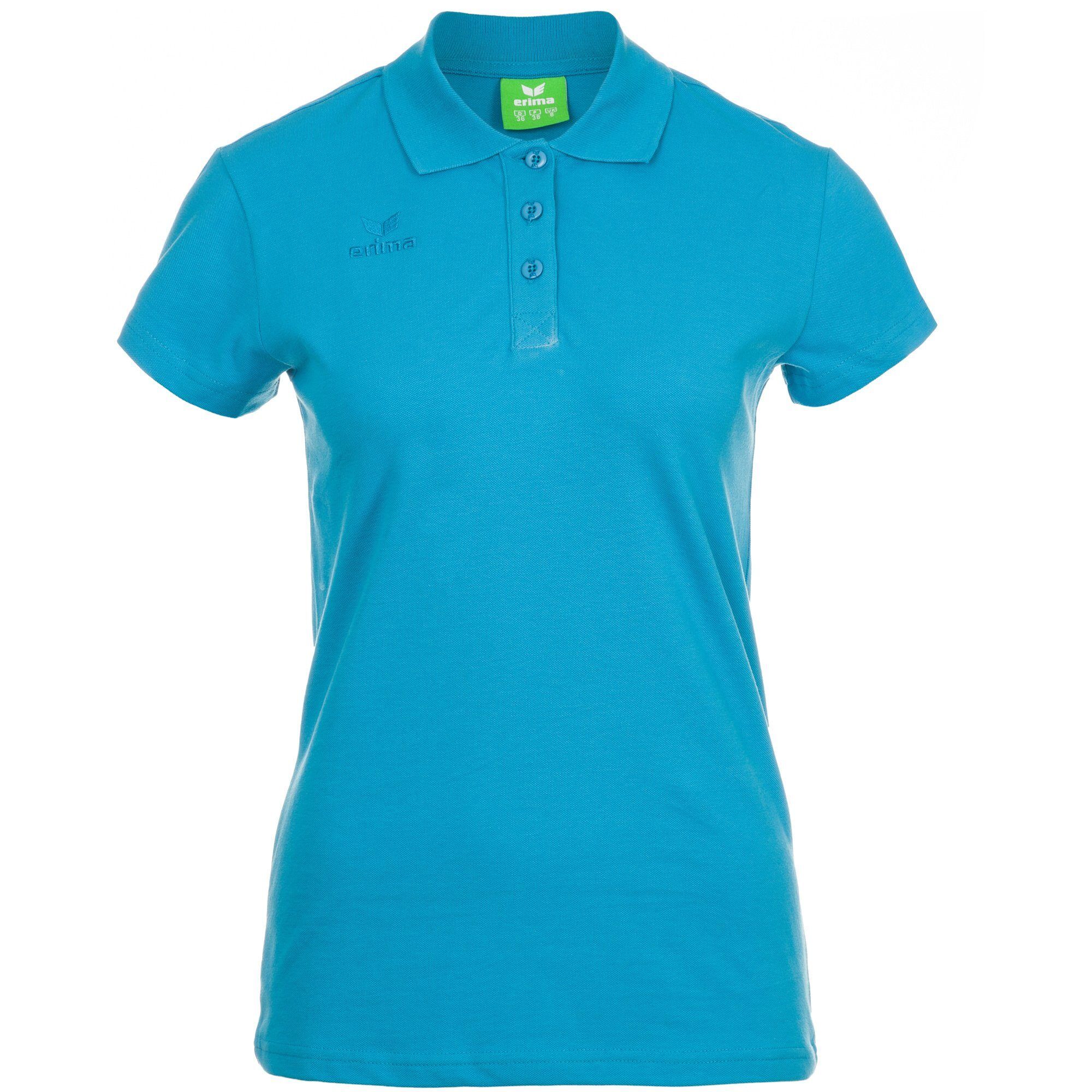 Erima Teamsport Poloshirt Damen blau Größe 34 36 38 40 42 44 46 48