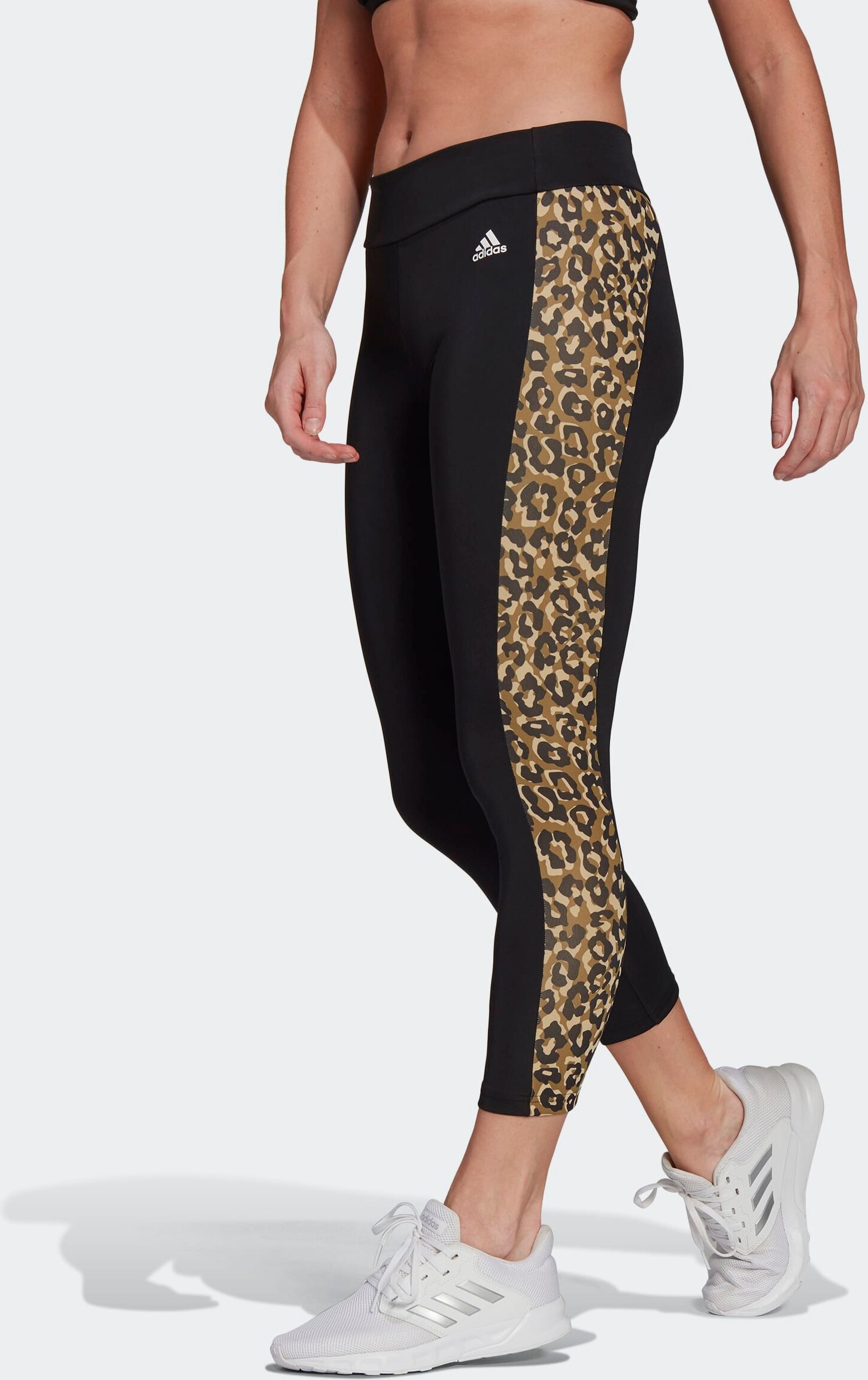 Adidas Performance Trainingstights »ADIDAS DESIGNED TO MOVE AEROREADY LEOPARD... schwarz Größe L (42/44) M (38/40) S (34/36) XL (46/48) XS (30/32) XXL (50/52)