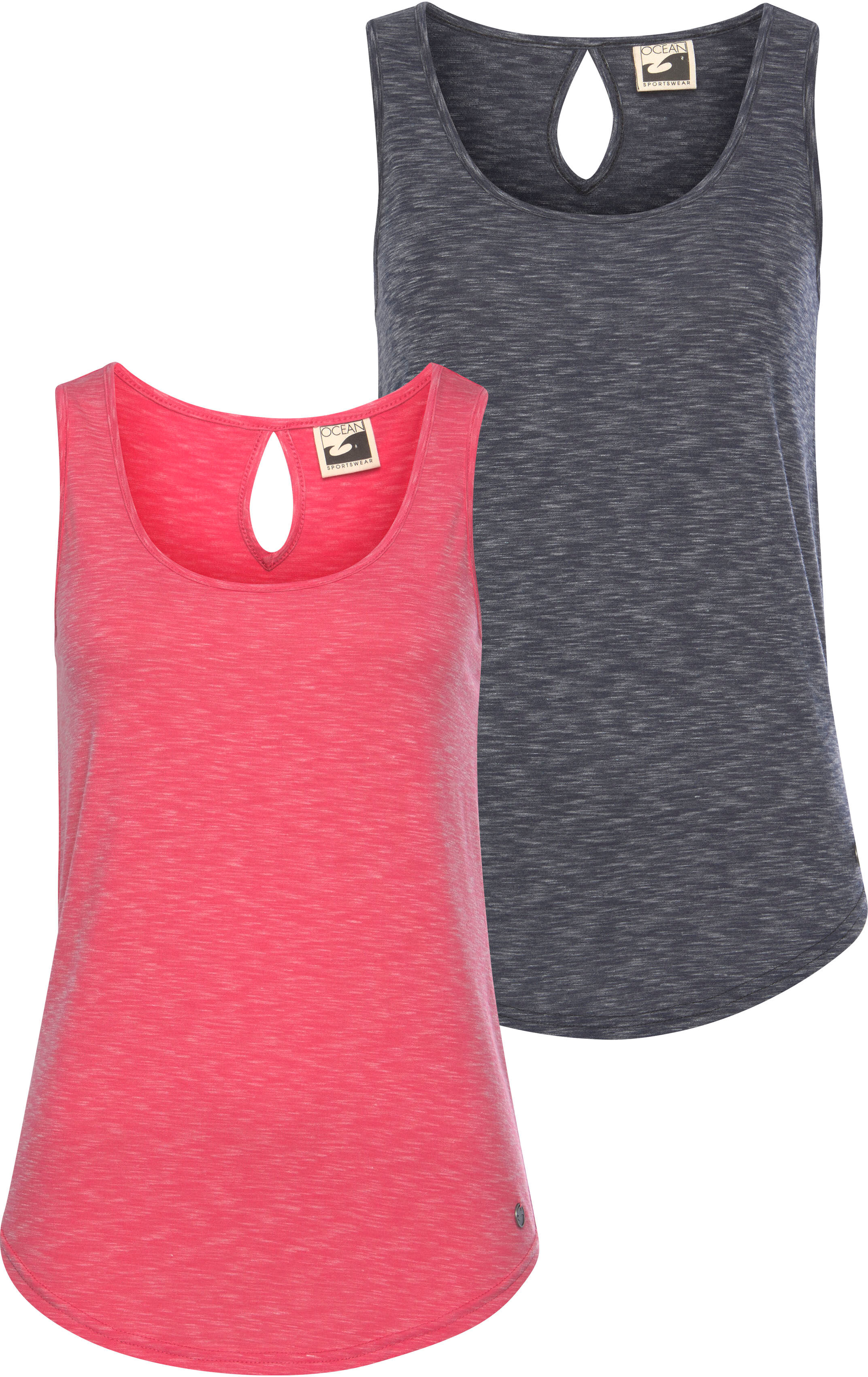 Ocean Sportswear Tanktop »Essentials Tops«, (Packung, 2er-Pack), in... blau Größe 32/34 36/38 40/42 44/46